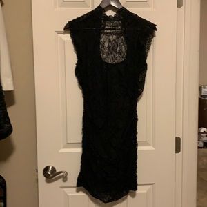 Black laced dress